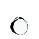 Trousse Cosmétique Noire Ronde 
