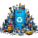 Recyclage des encres DTF usagées - Collecte et traitement : Fut de 60L