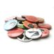 100 badges vierges 50mm avec épingle