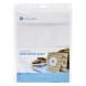 8 feuilles blanches adhésives imprimables