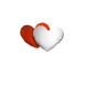 5 Housses pour coussins Coeur