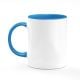 Mug bicolore blanc et bleu à sublimer