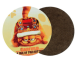 Sous-verre rond en MDF