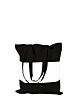 Sac Coton Noir avec bande blanche sublimable