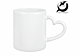 Lot de 2 mugs anse coeur 11oz
