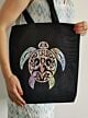 Sac en coton noir personnalisable