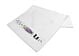 Serviette de bain sublimable blanche