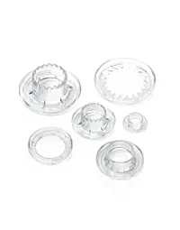 Œillets plastiques transparents