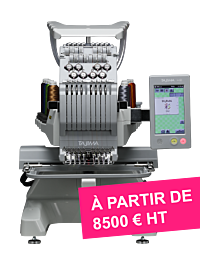 Machine à broder professionnelle Tajima SAI - Monotête 8 aiguilles avec logiciel Writer+