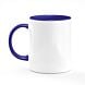 Mug bicolore bleu marine