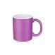 Mug pailleté violet à personnaliser