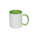 Mug bicolore banc et vert