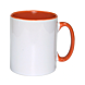 Mug bicolore blanc et orange