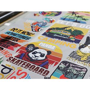 Planche de transfert DTF - prêt à poser