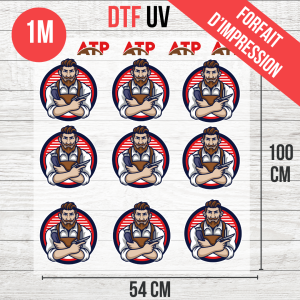 Forfait d'impression DTF UV