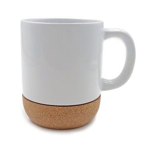 12 Mug en céramique avec base en liège - CORKY