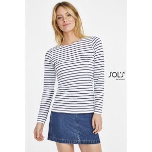 1 T-SHIRT MARINE WOMEN - SOLS