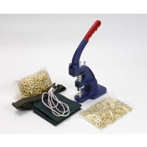 Kit presse à Oeillets Manuelle avec 1000 œillets 10 mm Nickel